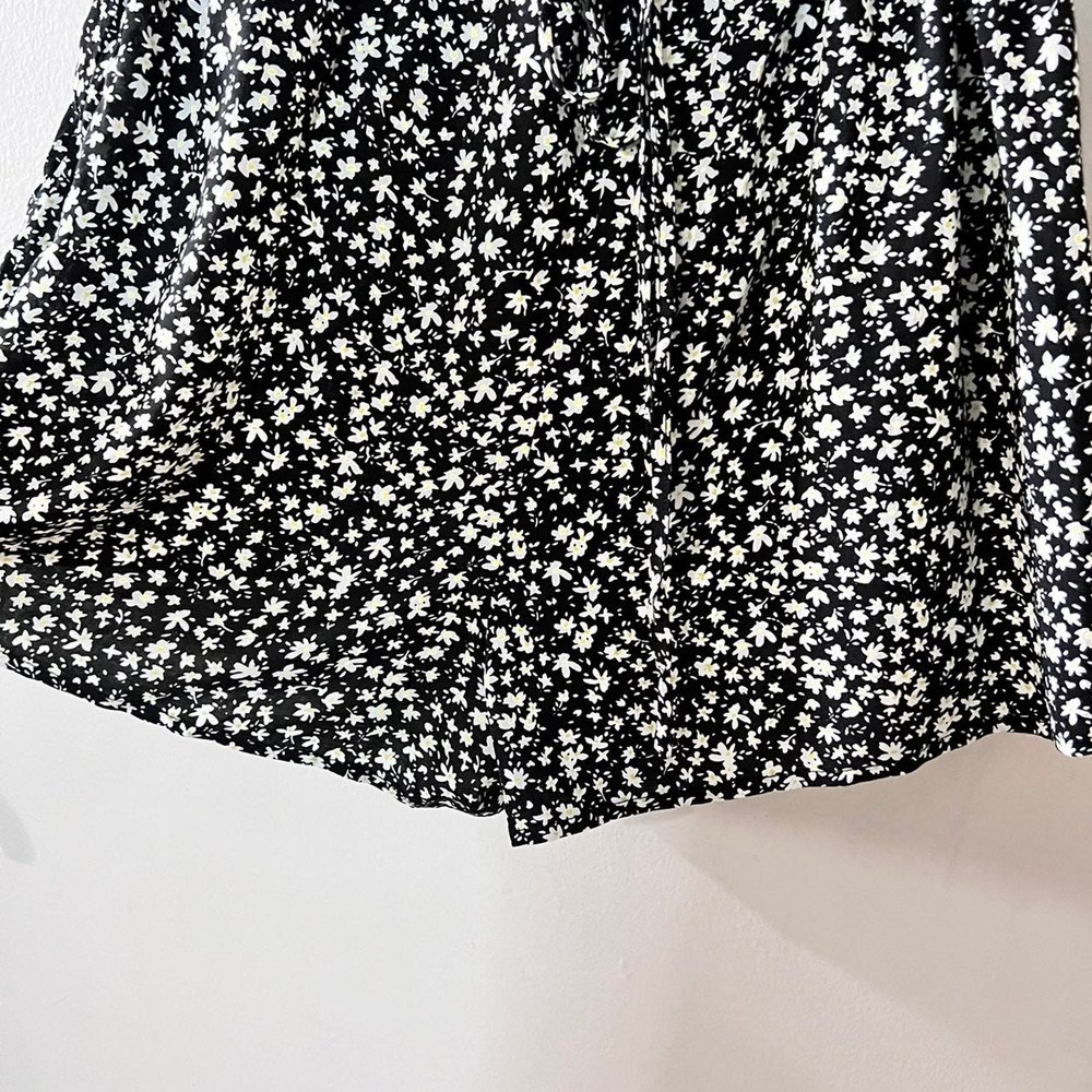 Madden Girl Floral Printed Sleeveless Romper Overall Black Size XXL - Picture 4 of 4